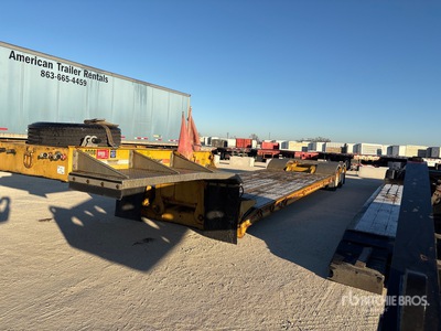 1988 Talbert TD25HRG1T1 25 ton T/A Removable Gooseneck Lowboy Trailer
