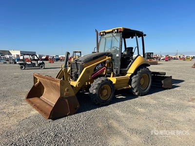 2008 Cat 414E 4x4 Landscape Loader