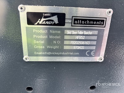 2025 Handy HFB52 Skid Steer Feller Buncher (Unused)