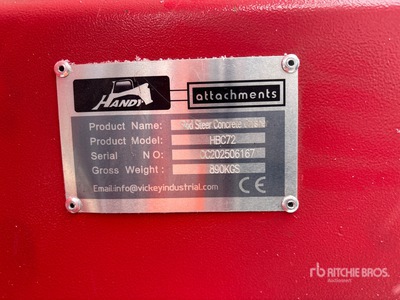 2025 Handy HBC72 Skid Steer Block Crusher (Unused)