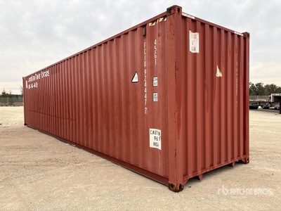 2010 40 ft High Cube Storage Container