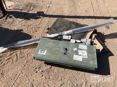 (1) Palcon Rack, (1) Fitted Cover, (2) Side Rack Slats & Assorted Items