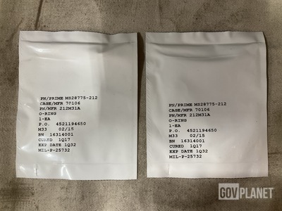 (1,375) Acushnet Rubber MS28775-212 O-Rings