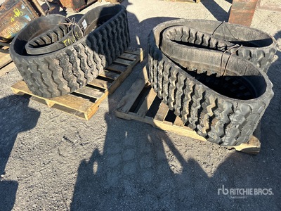 Quantity of (2) Pallets of 17.5 inch wide Tracks - Fits Skid steer