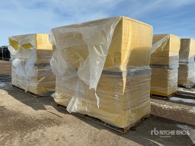Quantity of (144) 1/2 in x 4 ft x 8 ft Fiberglass Insulation (Unused)