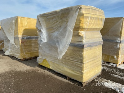 Quantity of (144) 1/2 in x 4 ft x 8 ft Fiberglass Insulation (Unused)