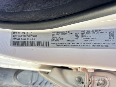 2021 Ram 1500 Tradesman 4x4 Extended Cab Pickup