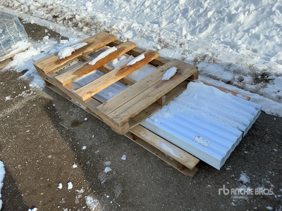 Quantity of (70) 26 in x 8 ft Polycarbonate Roofing (Unused)