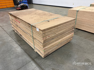 Quantity of (60) 4 ft x 8 ft (.5 in Thick) CSP/DFP No Stamp Plywood (Unused)