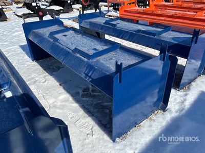 2025 Kit Containers QT-SPE-8-23 93 in Skid Steer Snow Pusher - Fits Skid steer
