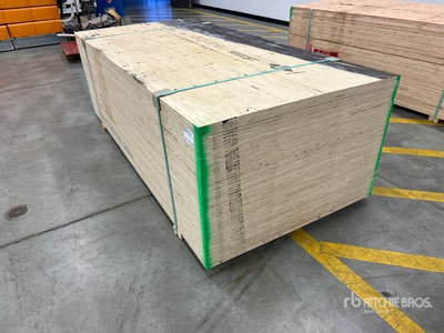 Quantity of (50) 4 ft x 8 ft (.625 in Thick) CSP/DFP No Stamp Plywood (Unused)