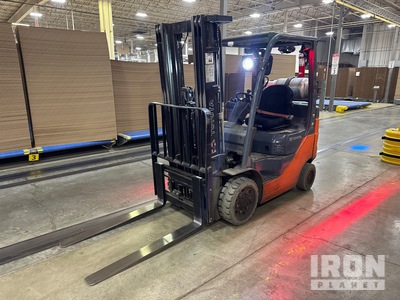 2020 Toyota 8FGCU20 3950 lb Cushion Tire Forklift