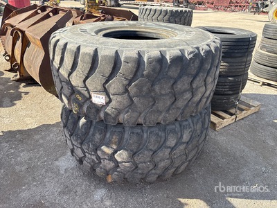 Quantity of (4) 23.5R25 Pneus