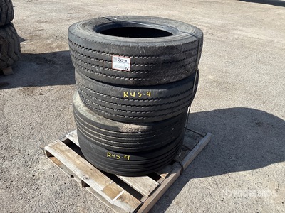 Quantity of (4) 275/70R22.5 Tires