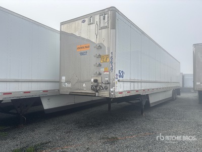 2017 Utility VS2DX 53 ft x 102 in T/A Van Trailer