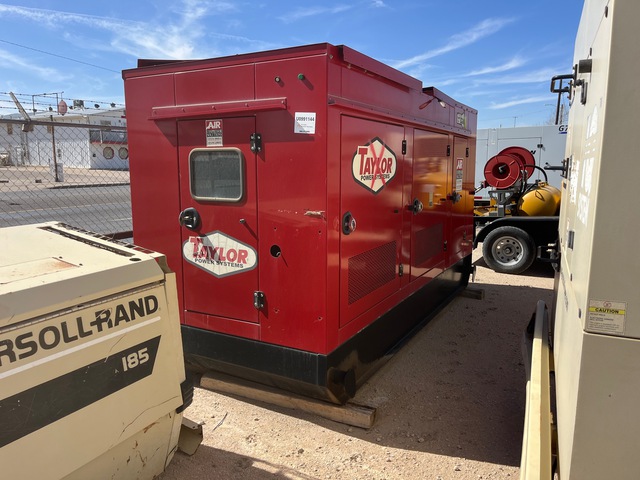 2015 Taylor TGR100 100 kW Skid-Mounted Generator Set