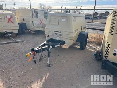 2022 Doosan P185/HP150WDO-T4 185 cfm Mobile Air Compressor