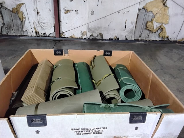 Heavy Military Surplus Field Gear Lot &ndash; E-Tool Covers, Canteen Gear, Tarps & Sleep Mats