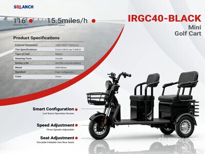 2026 SDLANCH IRGC40 Triciclo Electrico (Sin Usar) / Trike (Unused)