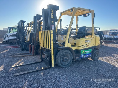 2018 Hyster H50XT 4750 lb Cushion Tire Forklift