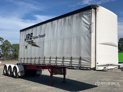 2006 Topstart 7.2 m Tri/A B-Double Lead Tautliner Trailer