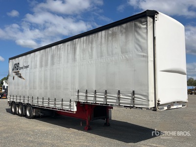 2006 Topstart 12.3 m Tri/A Step Deck Curtain Side Trailer