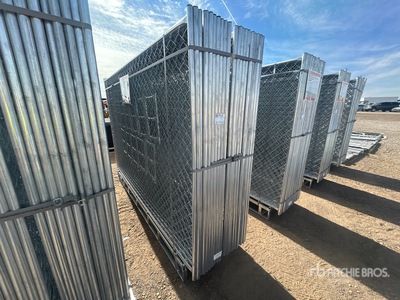 Quantity of (20) SUNTOP S0610 10 ft x 6 ft Chain Link Site Fence (Unused)