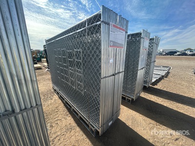 Quantity of (20) SUNTOP S0610 10 ft x 6 ft Chain Link Site Fence (Unused)