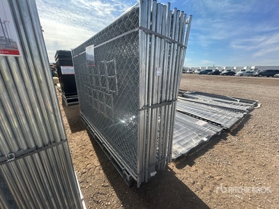 Quantity of (20) SUNTOP S0610 10 ft x 6 ft Site Fence (Unused)
