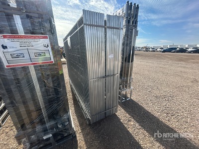 Quantity of (20) SUNTOP S0610 10 ft x 6 ft Chain Link Temporary Site Fence (Unused)
