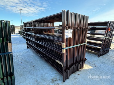 Quantity of (21) 12 ft Livestock Panel (Unused)