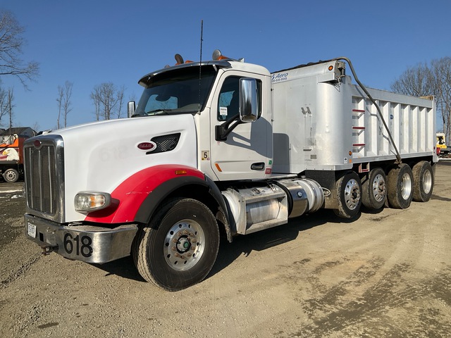 2015 Peterbilt 567 10x4 Quad/A Dump Truck