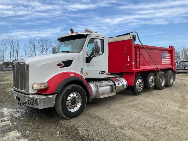 2015 Peterbilt 567 10x4 Quad/A Dump Truck