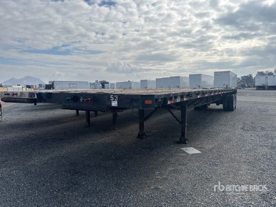 1986 Great Dane 45 ft T/A Flatbed Trailer