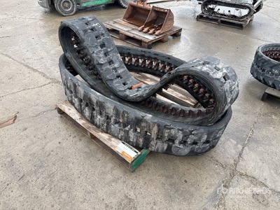 Quantity of (2) 13 in Bridgestone Rubber Tracks - Fits Case CX37