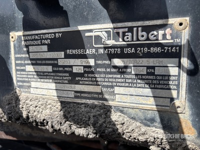 2010 Talbert Jeep Double Schnables Heavy Haul Specialty Trailer