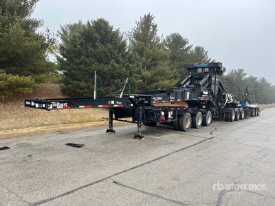 2010 Talbert 75 ton Double Schnables Heavy Haul Specialty Trailer