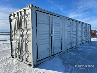 2025 40 ft High Cube Multi-Door Storage Container
