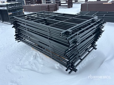 Quantity of (24) 2026 BYT RP76 7 ft x 4 ft 3 in Ranch Panneau pour bétail (Unused)