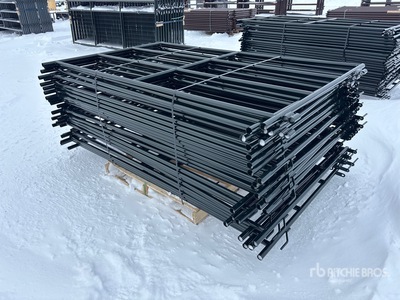 Quantity of (24) 2026 BYT RP76 7 ft x 4 ft 3 in Ranch Panneau pour bétail (Unused)