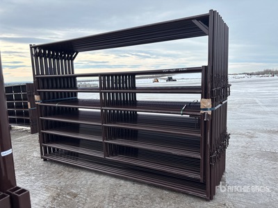 Quantity of (21) 2026 BYT 12 ft x 8 ft Steel Frame Portail pour bétail (Unused)