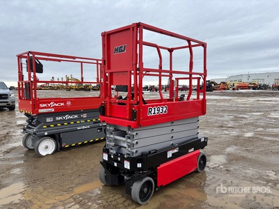 2026 HGJ R1932 Electric Scissor Lift (Unused)