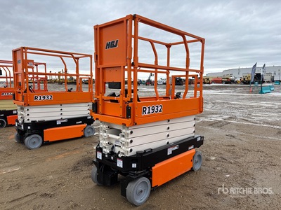 2026 HGJ R1932 Electric Scissor Lift (Unused)