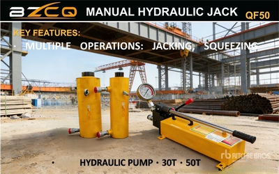 2026 BZCQ QF50 Gato Hidraulico Manual (Sin Usar) / Manual Hydraulic Jack (Unused)