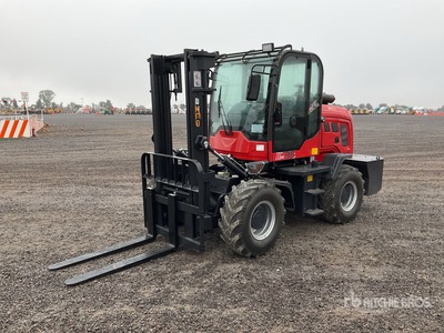 2026 BZCQ K35T 7700 lb 4x4 Montacargas Todo Terreno (Sin Usar) / Rough Terrain Forklift (Unused)