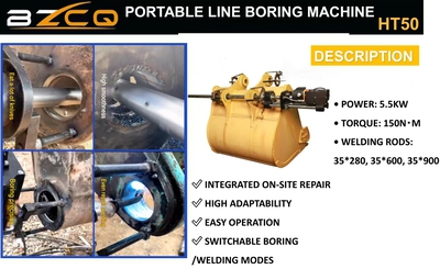 2026 BZCQ HT50 Electric Equipo Portatil para Mandrinado y Soldadura (Sin Usar) / Portable Line Boring and Welding Machine Articoli da ferramenta e di consumo (Unused)