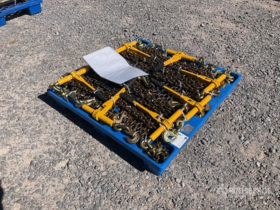 Quantity of (8) 2026 BZCQ HT400 Lote de Cadenas con Matracas (Sin Usar) / Ratchet Binder & Chains Divers - Magasin, entrepôt, consommateur (Unused)