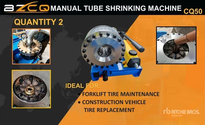 Quantity of (2) 2026 BZCQ CQ50 Lote de Reductoras Manuales para Tubos (Sin Usar) / Manual Pipe Shrinking (Unused)