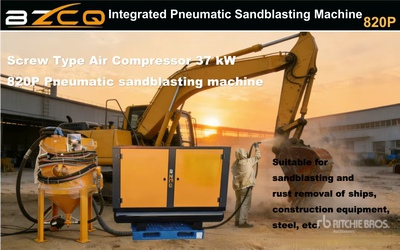 2026 BZCQ 820P Electric Maquina de Arenado Integral (Sin Usar) / Integrated Pneumatic Sandblasting Machine Articoli da ferramenta e di consumo (Unused)