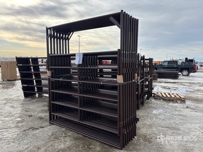 Quantity of (15) 2026 BYT FRMGTE7066 7 ft 6 in 6 Rail Frame Livestock Gate (Unused)